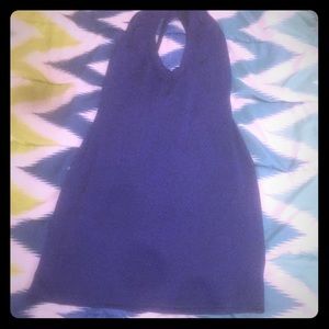 Blue fitted maxi dress